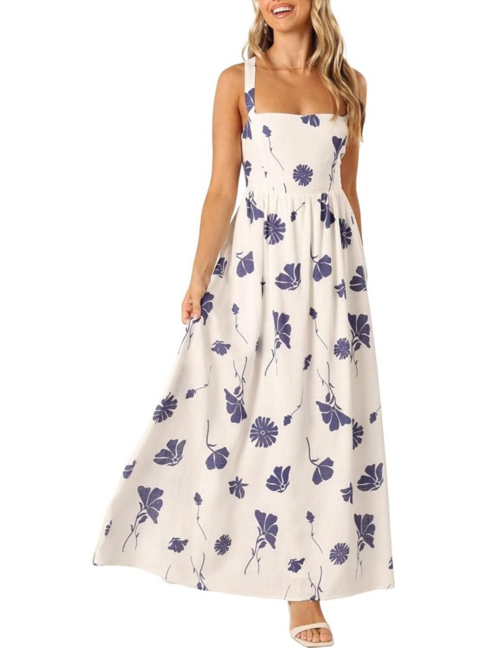 Floral Print Women's Hazel Maxi Dress - Boho Chic, Summer Style, Size [Insert